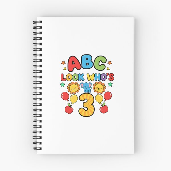 Artikelvorschau, ABC-Buchstaben, schaut mal, wer drei süße Geburtstagskinder hat entworfen und verkauft von ArtDesignTp.