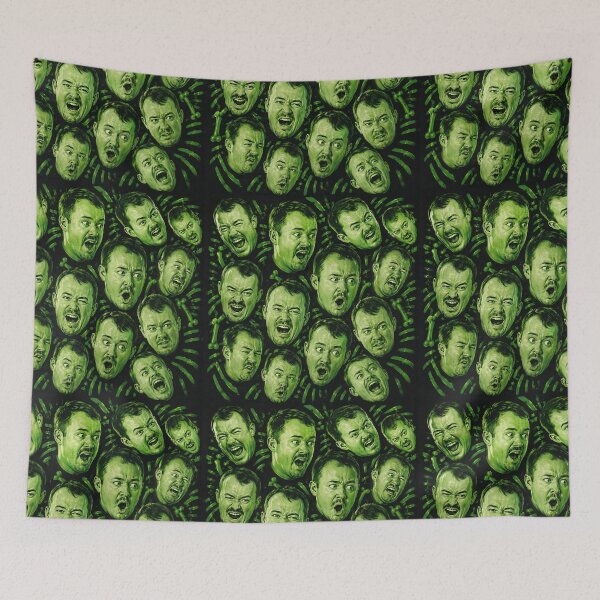 Item preview, Shane Gillis Juicy J Three 6 Mafia Still Fly Green Skulls MSSP designed and sold by Daniel Burton.