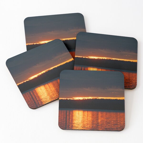 Item preview, Fiery Sunset Over Still Lake designed and sold by KillNFuel.
