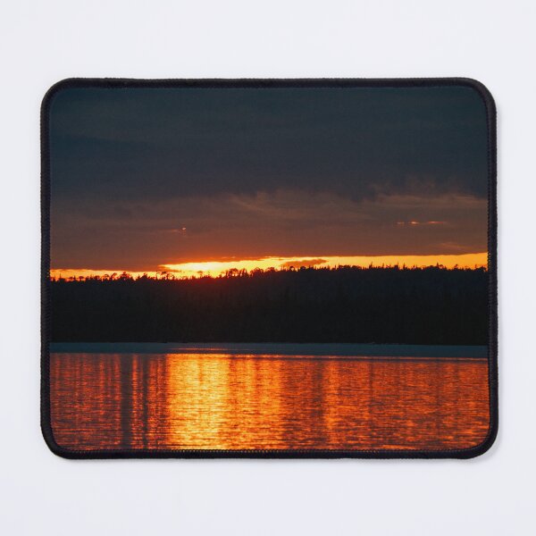 Item preview, Fiery Sunset Over Still Lake designed and sold by KillNFuel.