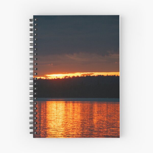 Item preview, Fiery Sunset Over Still Lake designed and sold by KillNFuel.