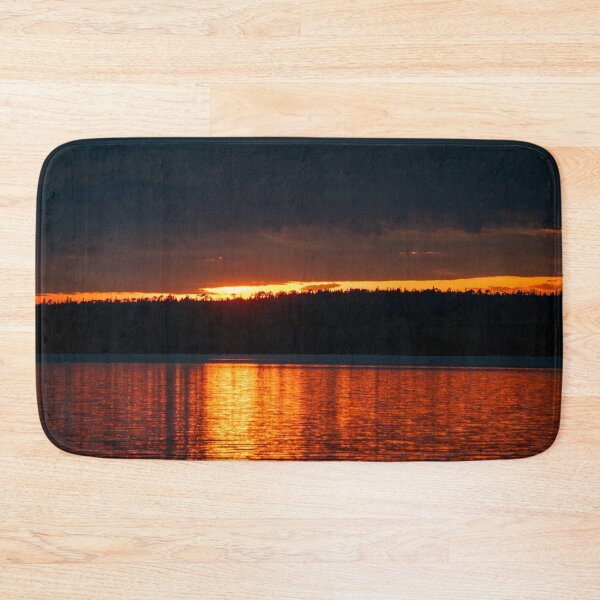 Item preview, Fiery Sunset Over Still Lake designed and sold by KillNFuel.