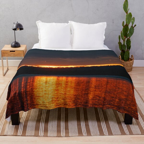 Item preview, Fiery Sunset Over Still Lake designed and sold by KillNFuel.