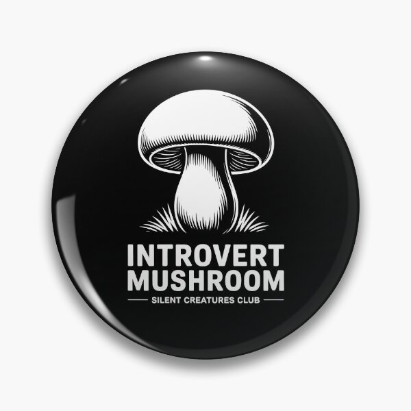 Item preview, Introvert Mushroom Silent Creatures Club designed and sold by NaturEdeN.