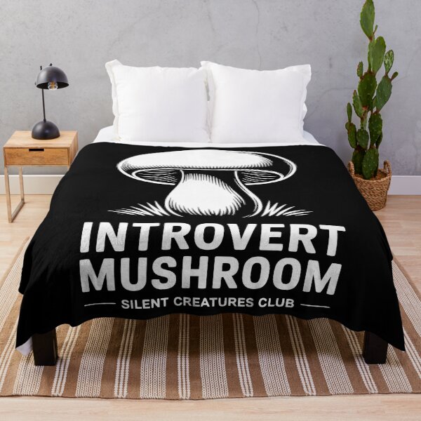 Item preview, Introvert Mushroom Silent Creatures Club designed and sold by NaturEdeN.
