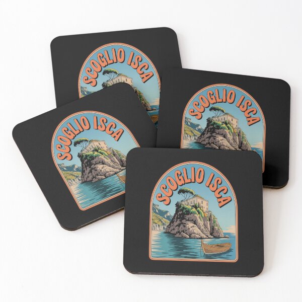 Artikelvorschau, Scoglio Isca Amalfi Vintage Aufkleber entworfen und verkauft von stickercuffs.