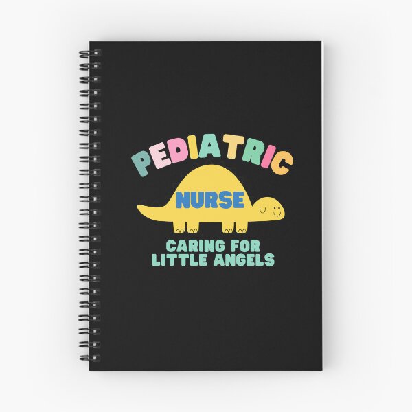 Item preview, Pediatric Nurse Yellow Dinosaur Colorful RN Caring for Little Angels  designed and sold by medoutfits.