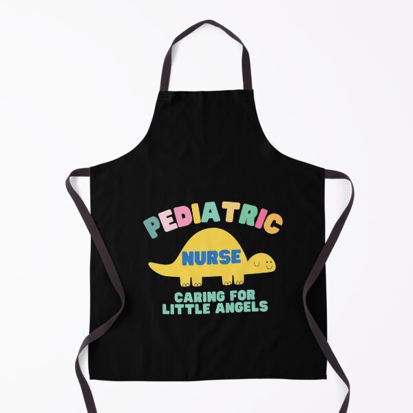 Item preview, Pediatric Nurse Yellow Dinosaur Colorful RN Caring for Little Angels designed and sold by medoutfits.