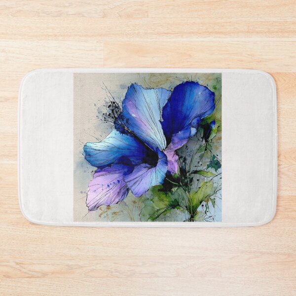 Item preview, Blue Crystal Hibiscus Garden #2 designed and sold by Helios Be. Lavsh.