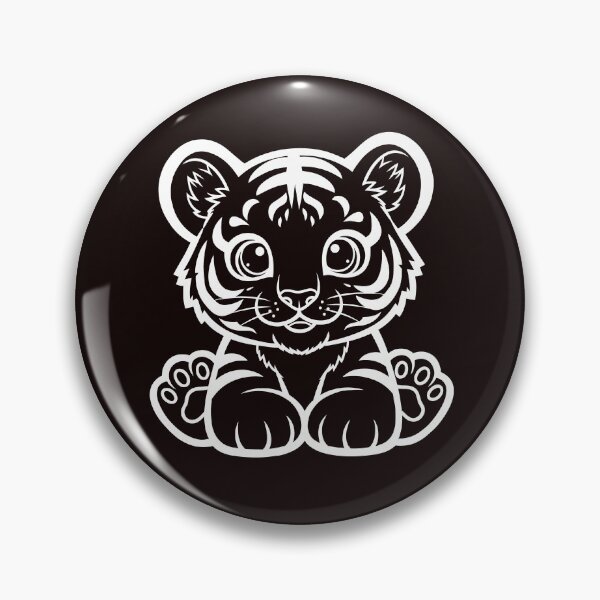 Item preview, Cute Baby Tiger Cub Kawaii Animal Design designed and sold by ArtPer-design.