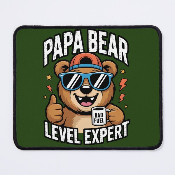 Item preview, Papa Bear Level Expert Dad Gift designed and sold by Lopez-Design.