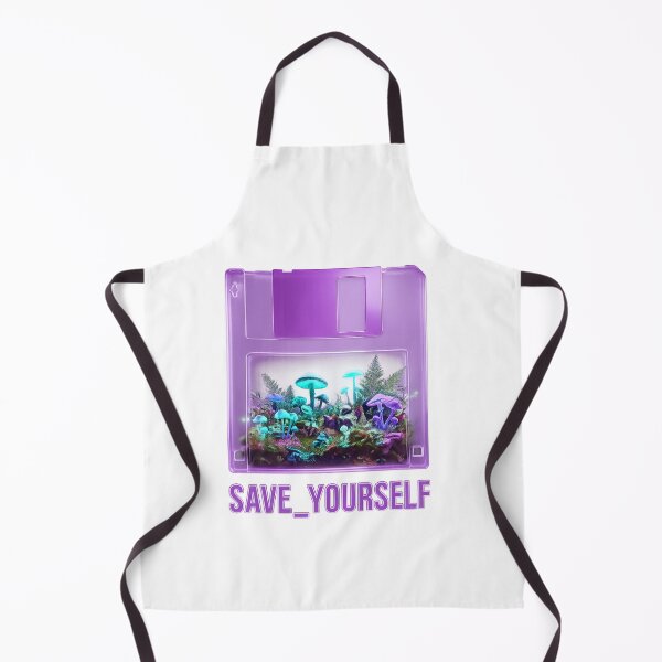 Item preview, Mushroom Terrarium Floppy Disk Save Yourself Art designed and sold by krish-prints.