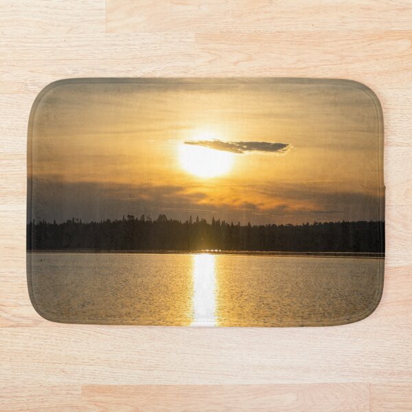 Item preview, Reflejo de la puesta de sol dorada en el lago designed and sold by KillNFuel.