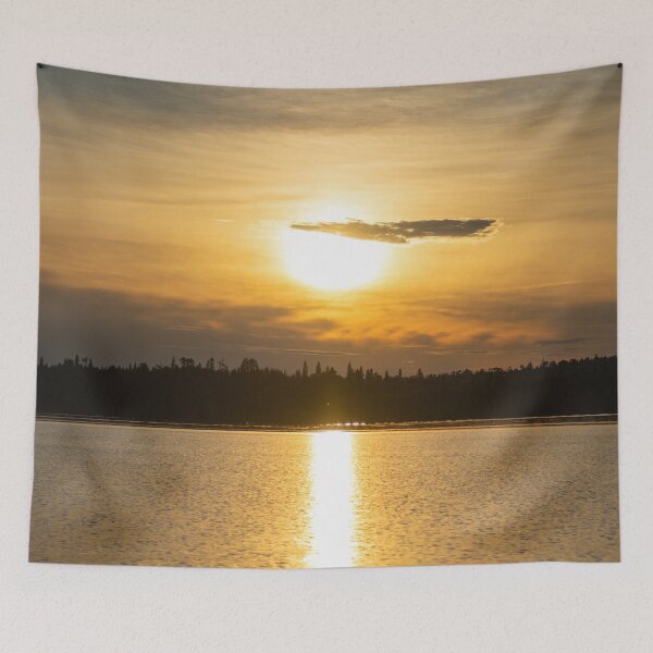 Item preview, Golden Sunset Reflection on the Lake designed and sold by KillNFuel.