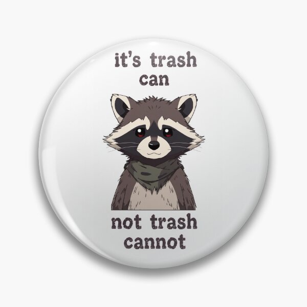 Item preview, Trash Can Raccoon – Funny Pun designed and sold by The Creative Chaos Shop✨️.