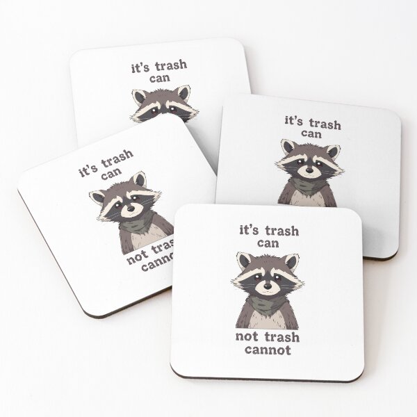 Item preview, Trash Can Raccoon – Funny Pun designed and sold by The Creative Chaos Shop✨️.