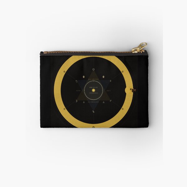 Item preview, Ouroboros Alchemical Hexagram Dark Occult Art designed and sold by Kupeliemre.
