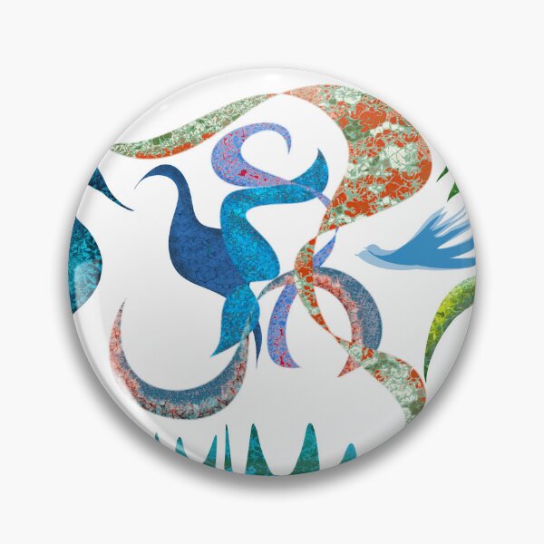 Item preview, Tropical oasis birds art designed and sold by simplyart767.