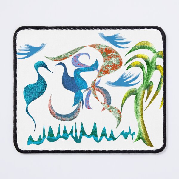 Item preview, Tropical oasis birds art designed and sold by simplyart767.