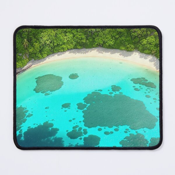 Item preview, Hidden Tropical Island Lagoon Aerial View designed and sold by islam gamal.