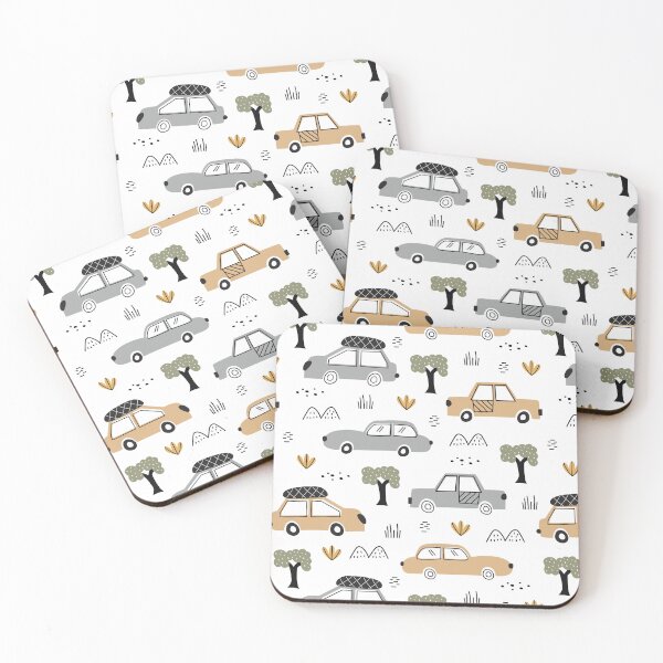 Item preview, Cute Boho Cartoon Cars - Minimalist Scandinavian Kids Pattern  designed and sold by nora8820.