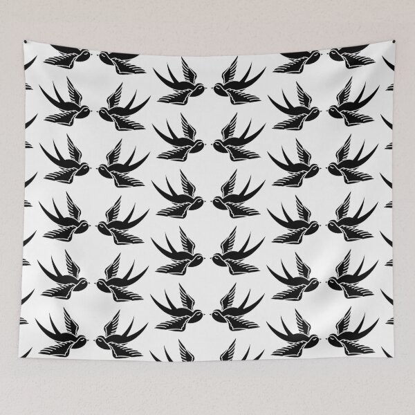 Item preview, Sparrow Birds Tattoo Art Graphic designed and sold by thelivingrp.