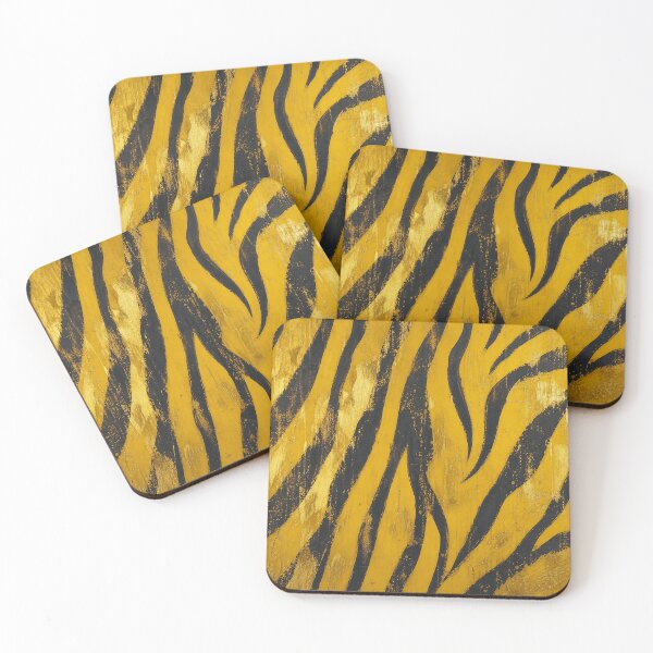 Item preview, Black and gold Zebra pattern designed and sold by Jandedan.