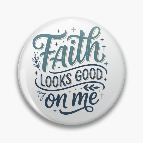 Item preview, Faith Looks Good On Me Retro Christian Quote Design designed and sold by camisagrafica.