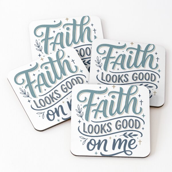 Item preview, Faith Looks Good On Me Retro Christian Quote Design designed and sold by camisagrafica.