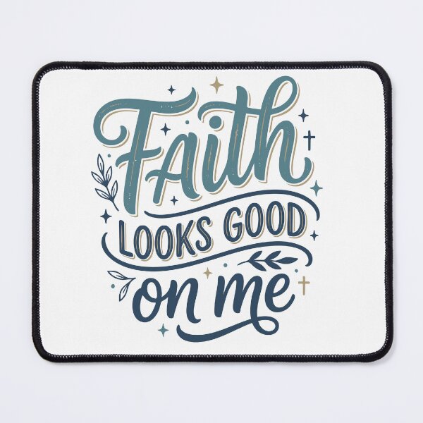 Item preview, Faith Looks Good On Me Retro Christian Quote Design designed and sold by camisagrafica.