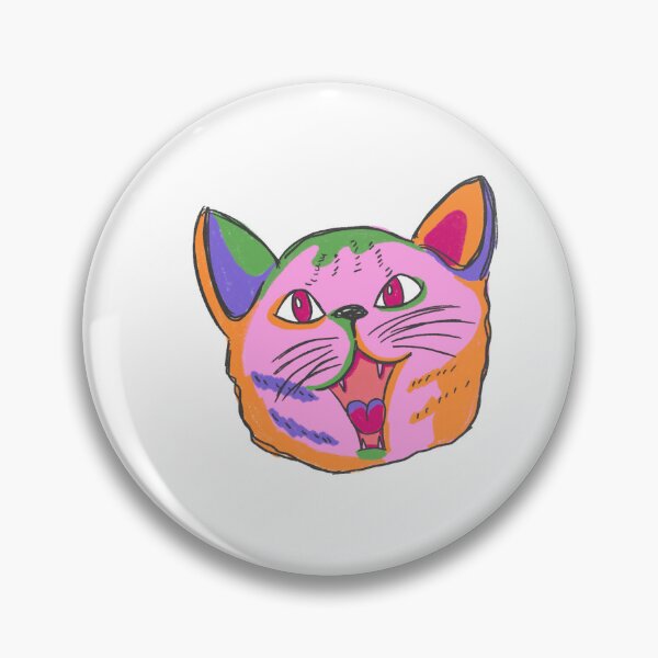 Item preview, Funky Psychedelic Cat Illustration designed and sold by Moni-Ireland.