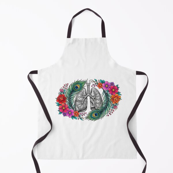 Item preview, Anatomical Lungs Floral Art designed and sold by elderberry.