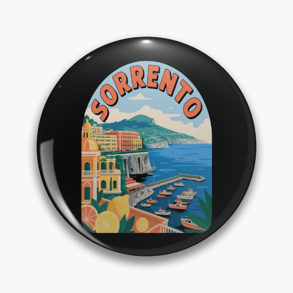 Item preview, Sorrento Italy Vintage Travel Sticker designed and sold by stickercuffs.