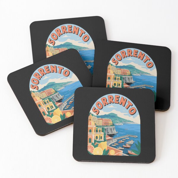 Item preview, Sorrento Italy Vintage Travel Sticker designed and sold by stickercuffs.