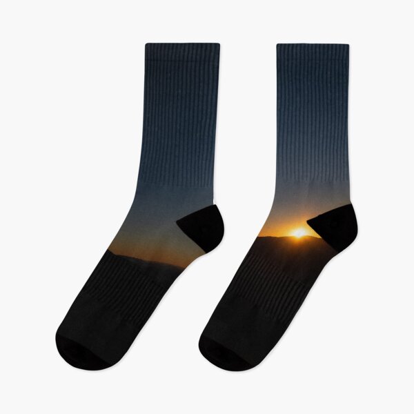 Item preview, Sunset Glow Over Mountain Silhouette designed and sold by KillNFuel.
