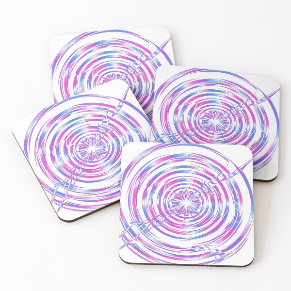 Item preview, Abstract Supersonic Shockwave Iridescent Ring designed and sold by krish-prints.