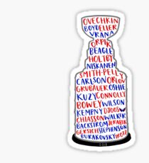 Washington Capitals Stanley Cup (small and medium) Sticker
