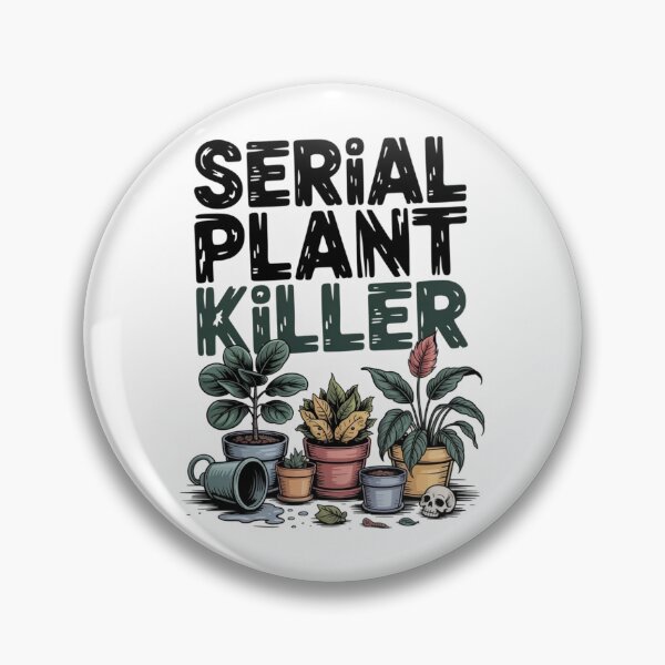 Item preview, Serial Plant Killer T-shirt for plant lovers (or not) designed and sold by Lopez-Design.