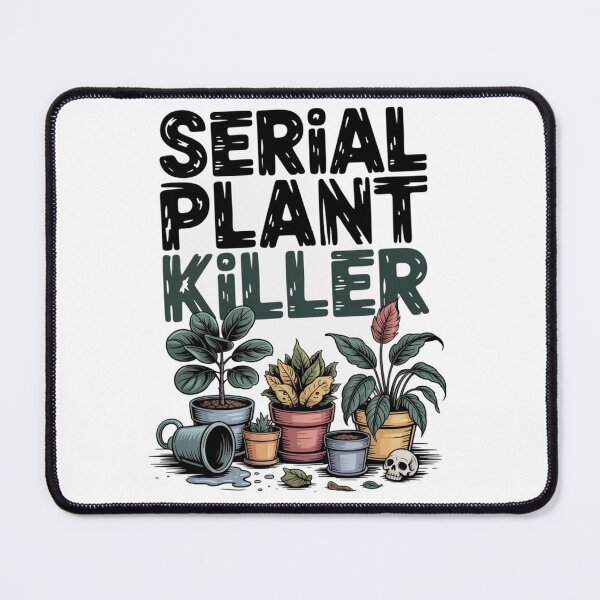 Item preview, Serial Plant Killer T-shirt for plant lovers (or not) designed and sold by Lopez-Design.