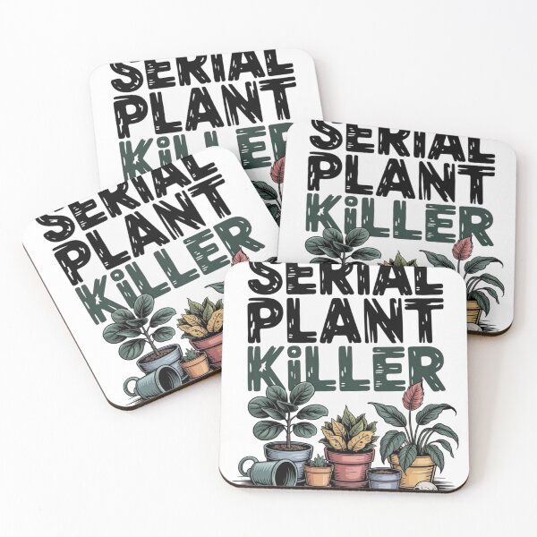 Item preview, Serial Plant Killer T-shirt for plant lovers (or not) designed and sold by Lopez-Design.