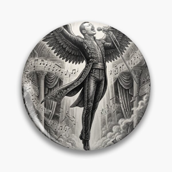 Item preview, Freddie Mercury designed and sold by NeonArcadeForge.