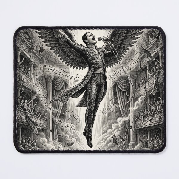 Item preview, Freddie Mercury designed and sold by NeonArcadeForge.