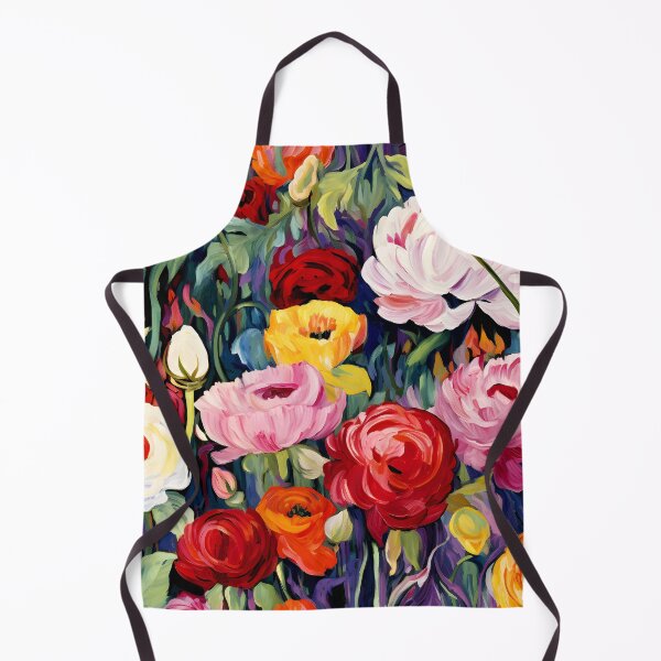 Item preview, Colorfully Vibrant Joyful Flowers Impressionism-Style Digital Art designed and sold by DEC02.