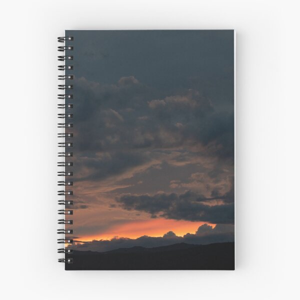 Item preview, Fiery Sunset Behind Mountain Peaks designed and sold by KillNFuel.