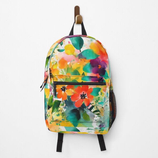 Item preview, Vibrantly Colorful Floral Watercolor-Style Abstract Digital Art designed and sold by DEC02.