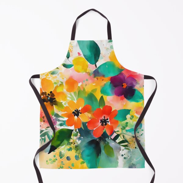 Item preview, Vibrantly Colorful Floral Watercolor-Style Abstract Digital Art  designed and sold by DEC02.