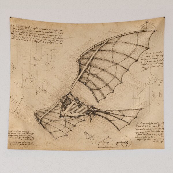 Item preview, Leonardo da Vinci's Dream of Flying designed and sold by RickE.