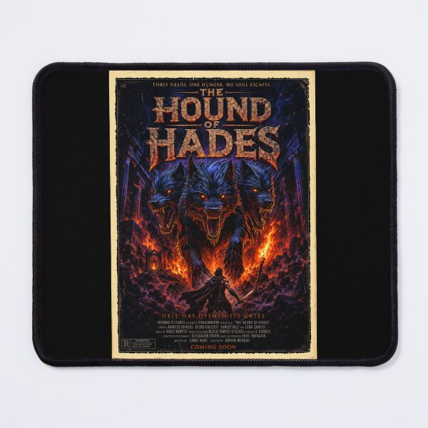 Item preview, The Hound of Hades retro Movie Poster designed and sold by PetsArt.