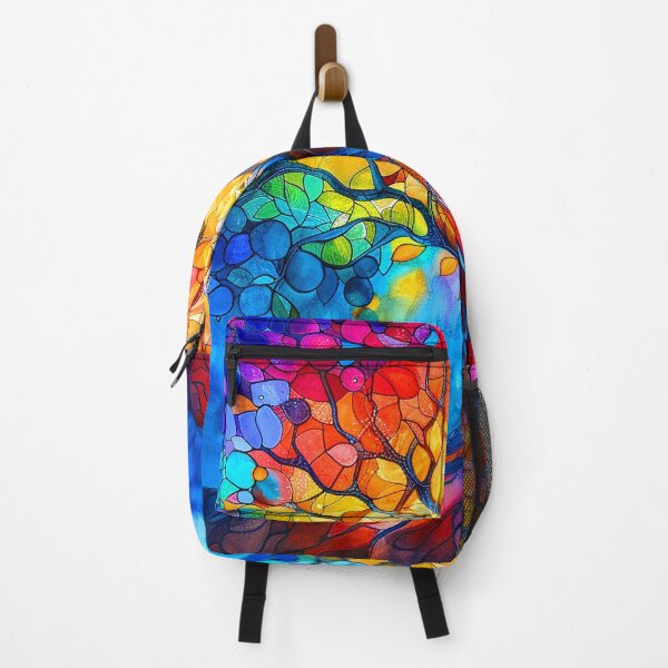 Item preview, Tree of Life Colorful Stained-Glass-Inspired Design designed and sold by DEC02.