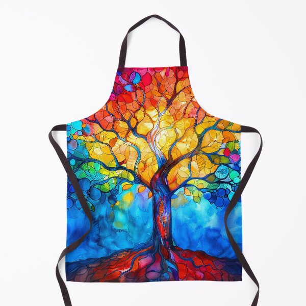 Item preview, Tree of Life Colorful Stained-Glass-Inspired Design designed and sold by DEC02.